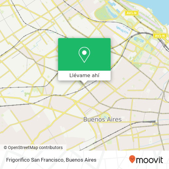 Mapa de Frigorífico San Francisco