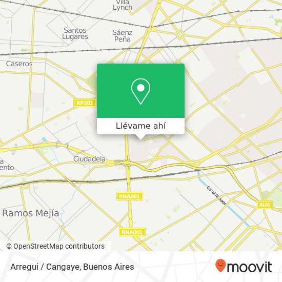 Mapa de Arregui / Cangaye