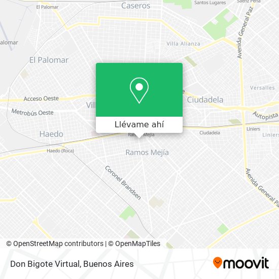 Mapa de Don Bigote Virtual