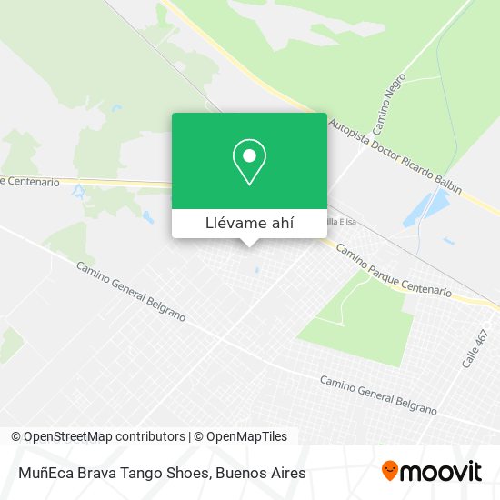 Mapa de MuñEca Brava Tango Shoes
