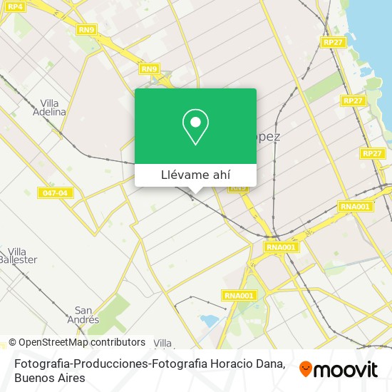 Mapa de Fotografia-Producciones-Fotografia Horacio Dana