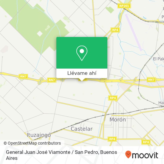 Mapa de General Juan José Viamonte / San Pedro