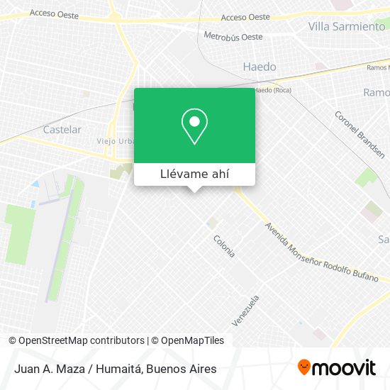 Mapa de Juan A. Maza / Humaitá