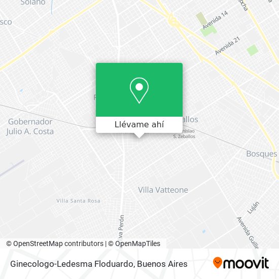 Mapa de Ginecologo-Ledesma Floduardo