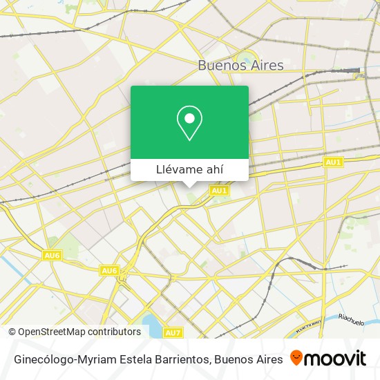 Mapa de Ginecólogo-Myriam Estela Barrientos