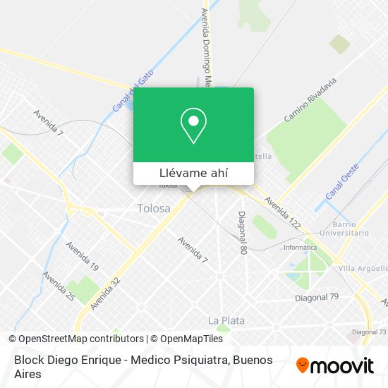 Mapa de Block Diego Enrique - Medico Psiquiatra