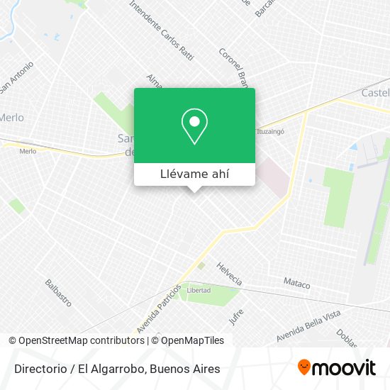 Mapa de Directorio / El Algarrobo
