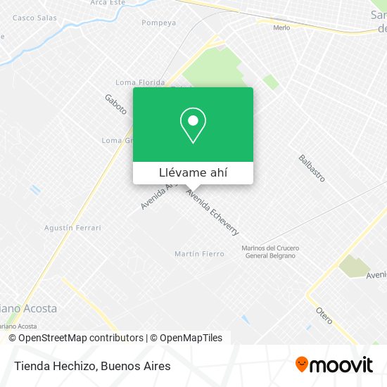 Mapa de Tienda Hechizo