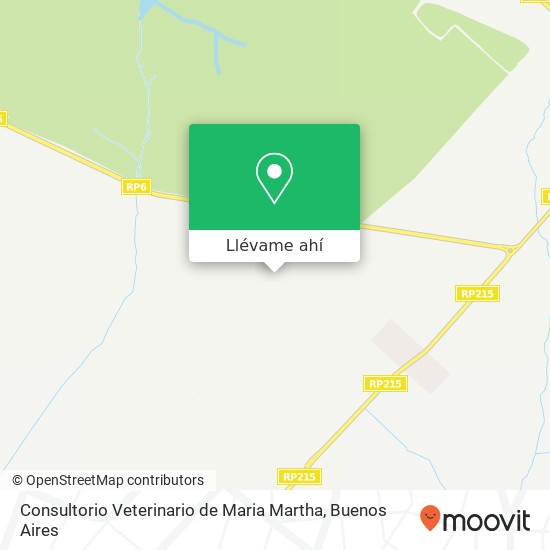 Mapa de Consultorio Veterinario de Maria Martha