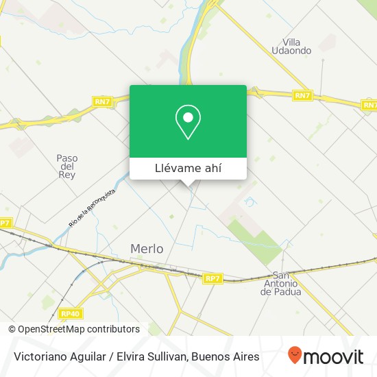 Mapa de Victoriano Aguilar / Elvira Sullivan