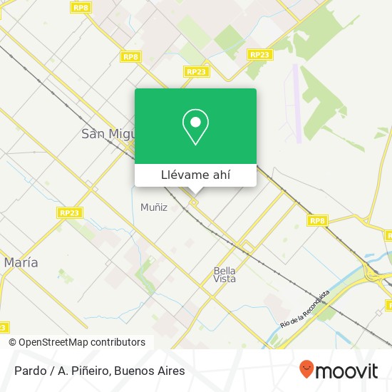 Mapa de Pardo / A. Piñeiro