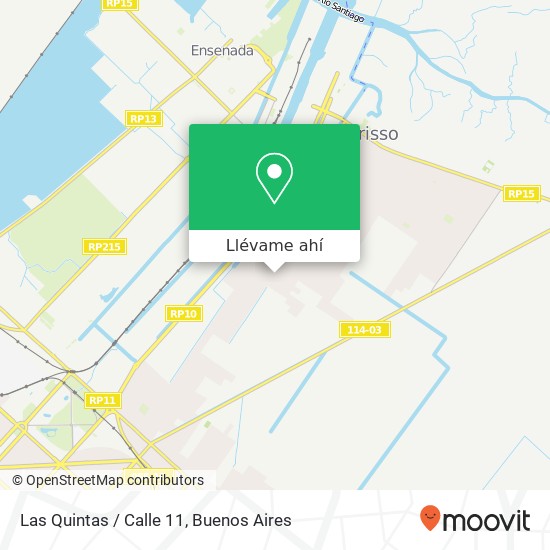 Mapa de Las Quintas / Calle 11