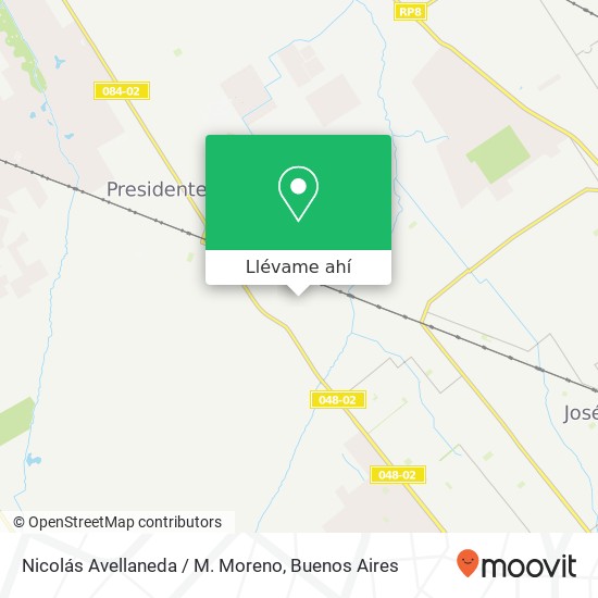 Mapa de Nicolás Avellaneda / M. Moreno
