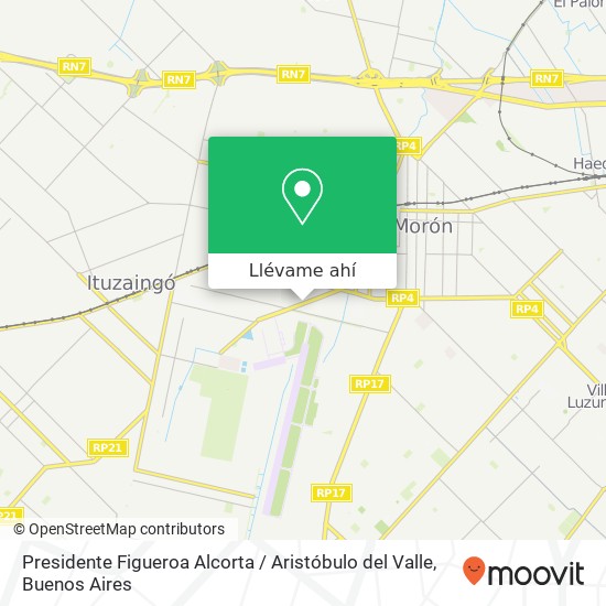 Mapa de Presidente Figueroa Alcorta / Aristóbulo del Valle