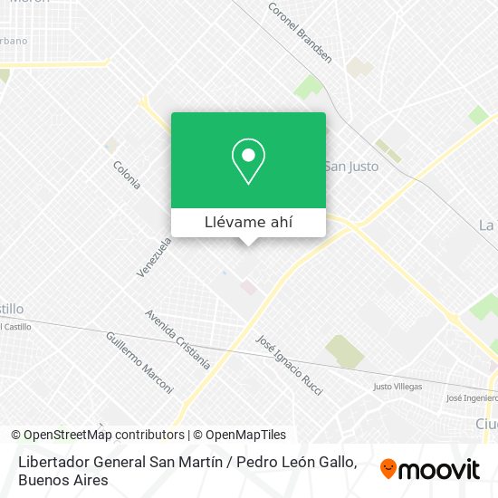 Mapa de Libertador General San Martín / Pedro León Gallo