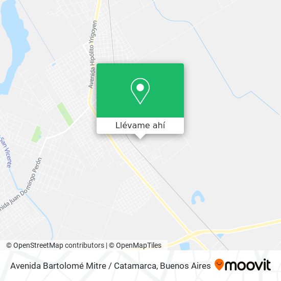 Mapa de Avenida Bartolomé Mitre / Catamarca
