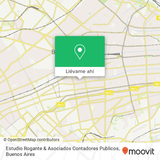 Mapa de Estudio Rogante & Asociados Contadores Publicos