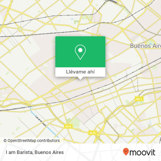 Mapa de I am Barista