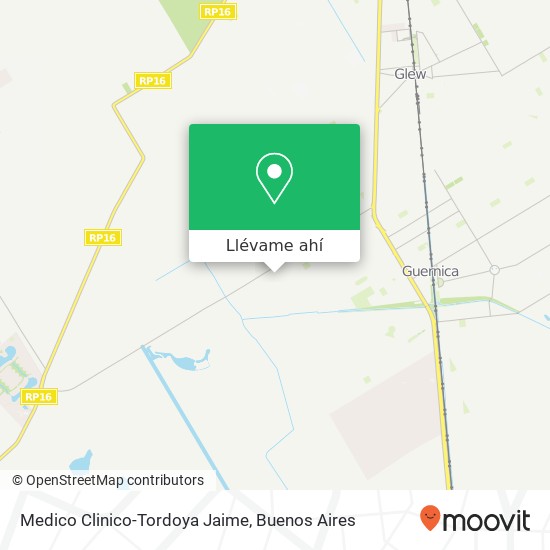 Mapa de Medico Clinico-Tordoya Jaime