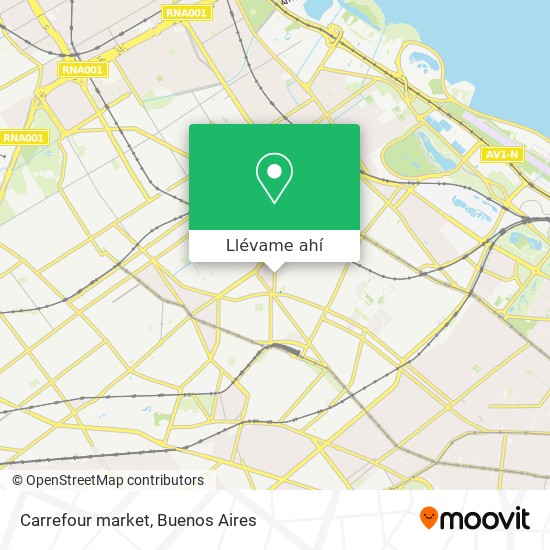 Mapa de Carrefour market
