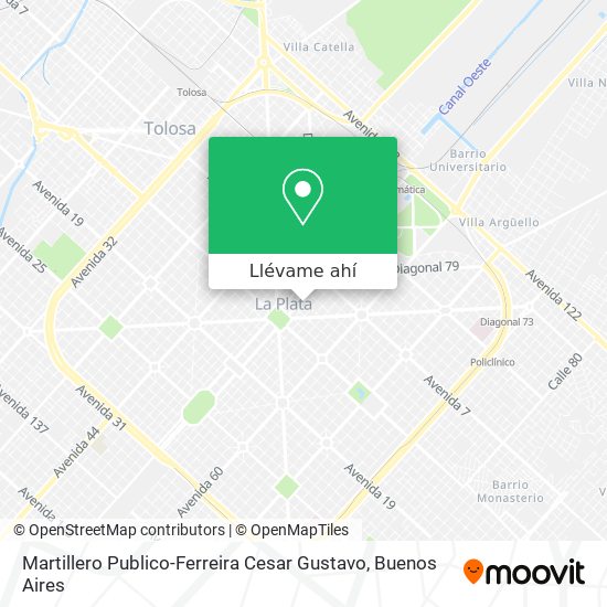 Mapa de Martillero Publico-Ferreira Cesar Gustavo