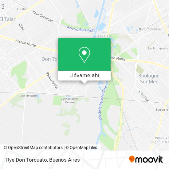 Mapa de Rye Don Torcuato