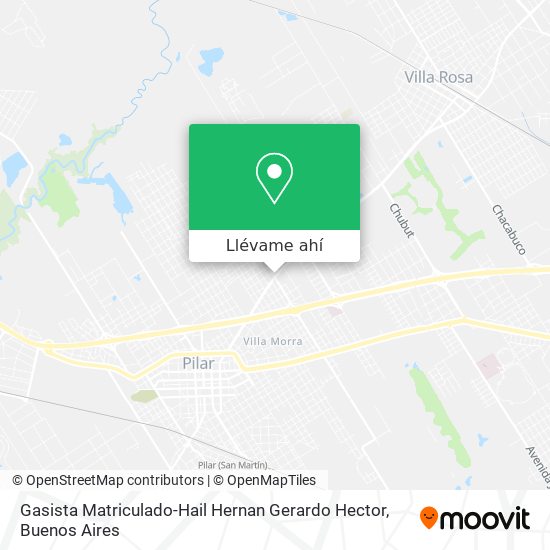 Mapa de Gasista Matriculado-Hail Hernan Gerardo Hector