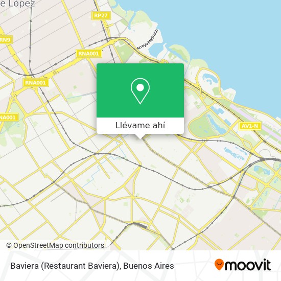 Mapa de Baviera (Restaurant Baviera)