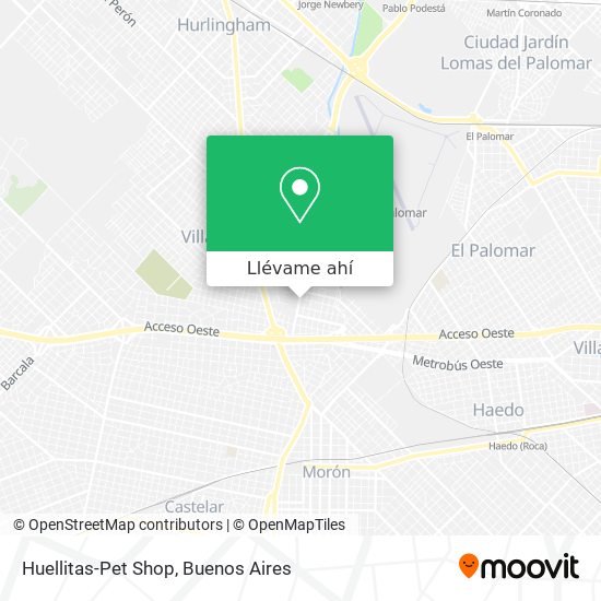 Mapa de Huellitas-Pet Shop