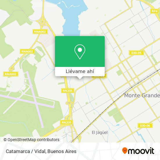 Mapa de Catamarca / Vidal