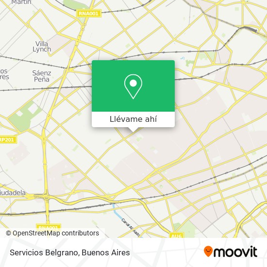 Mapa de Servicios Belgrano