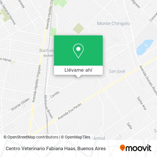 Mapa de Centro Veterinario Fabiana Haas