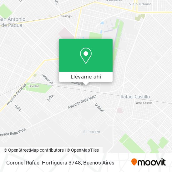 Mapa de Coronel Rafael Hortiguera 3748