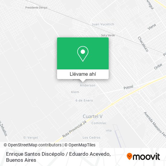 Mapa de Enrique Santos Discépolo / Eduardo Acevedo