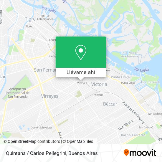 Mapa de Quintana / Carlos Pellegrini