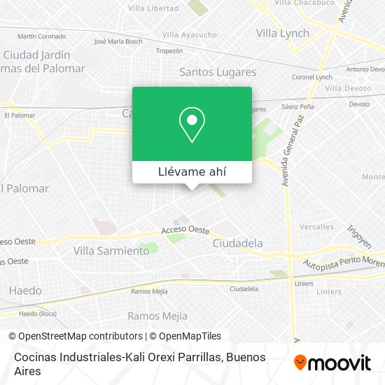 Mapa de Cocinas Industriales-Kali Orexi Parrillas