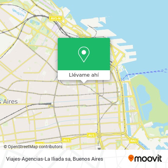 Mapa de Viajes-Agencias-La Iliada sa