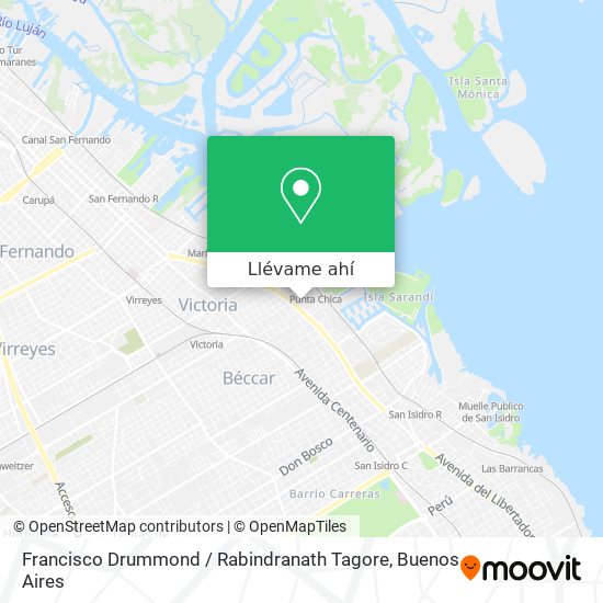 Mapa de Francisco Drummond / Rabindranath Tagore