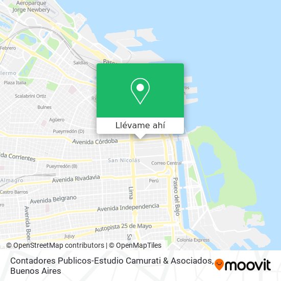 Mapa de Contadores Publicos-Estudio Camurati & Asociados