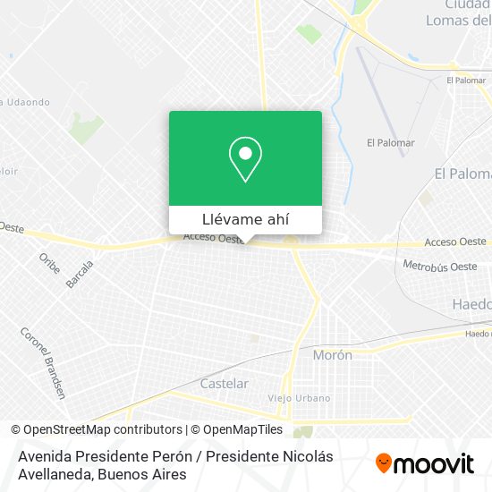 Mapa de Avenida Presidente Perón / Presidente Nicolás Avellaneda