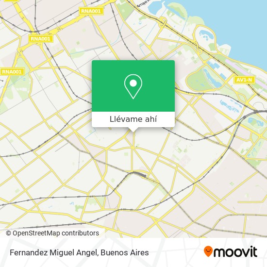 Mapa de Fernandez Miguel Angel