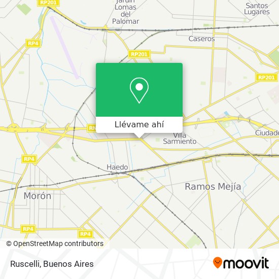 Mapa de Ruscelli