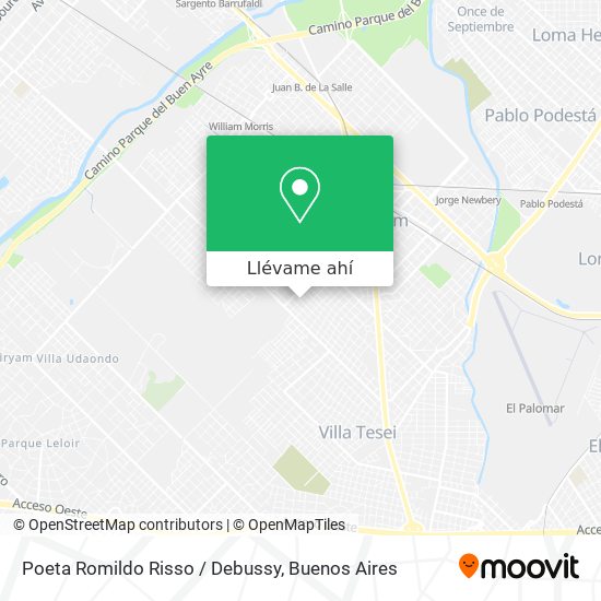 Mapa de Poeta Romildo Risso / Debussy