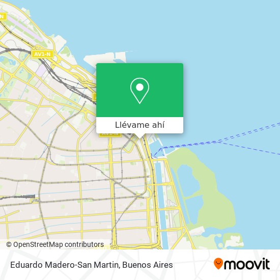 Mapa de Eduardo Madero-San Martin