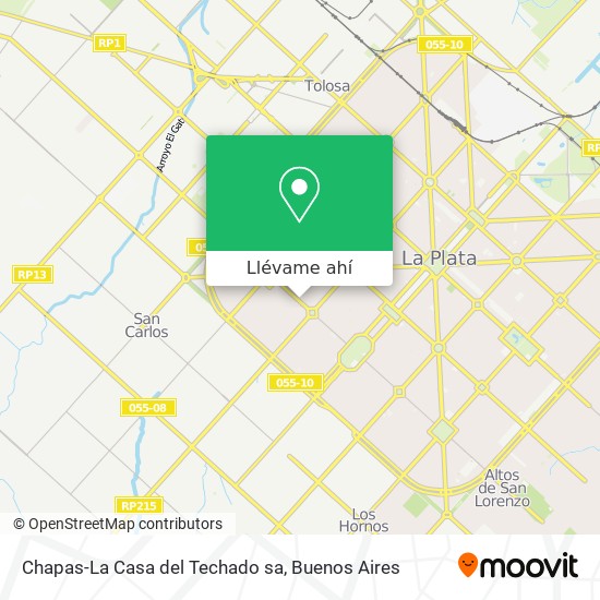Mapa de Chapas-La Casa del Techado sa