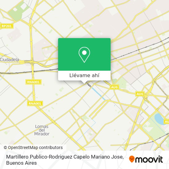 Mapa de Martillero Publico-Rodriguez Capelo Mariano Jose