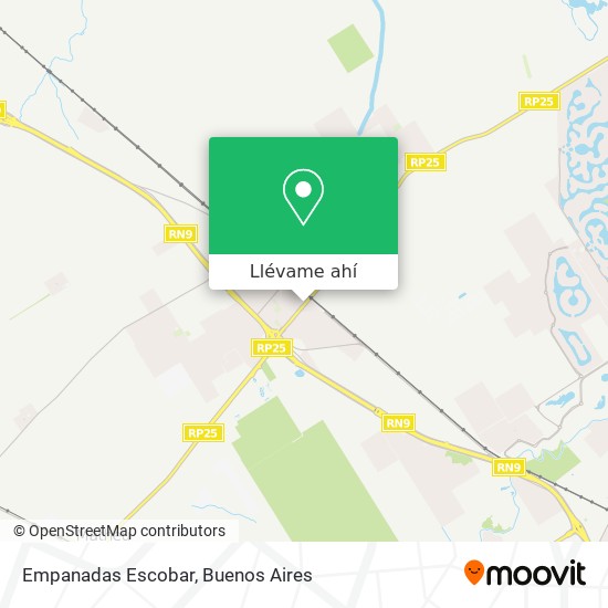 Mapa de Empanadas Escobar