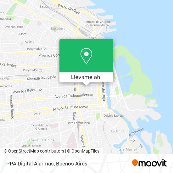 Mapa de PPA Digital Alarmas