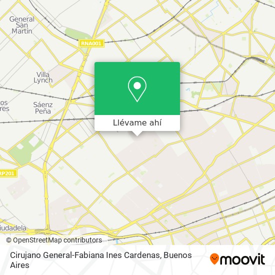 Mapa de Cirujano General-Fabiana Ines Cardenas
