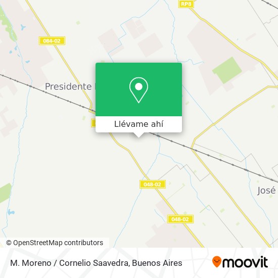 Mapa de M. Moreno / Cornelio Saavedra